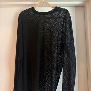 Marine Serre Black Moon Diamant Long Sleeve T-Shirt